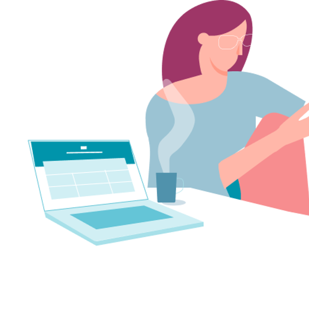 Financial Support Illustration For Web
